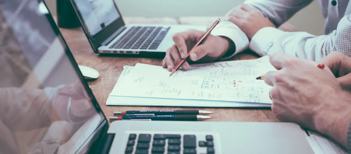Canberra business owner reviewing business financials with a valuation expert